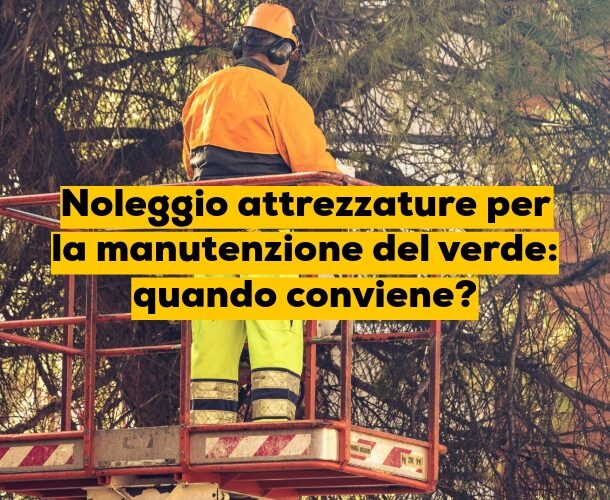 Noleggio attrezzature per la manutenzione del verde: quando conviene?