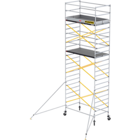 Rusztowanie aluminiowe jezdne długie – 14,20 m – 2,45 × 1,35 m