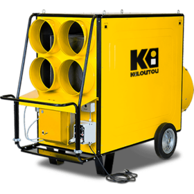 Nagrzewnica olejowa z odprowadzeniem spalin – 225 kW – 12500 m³/h