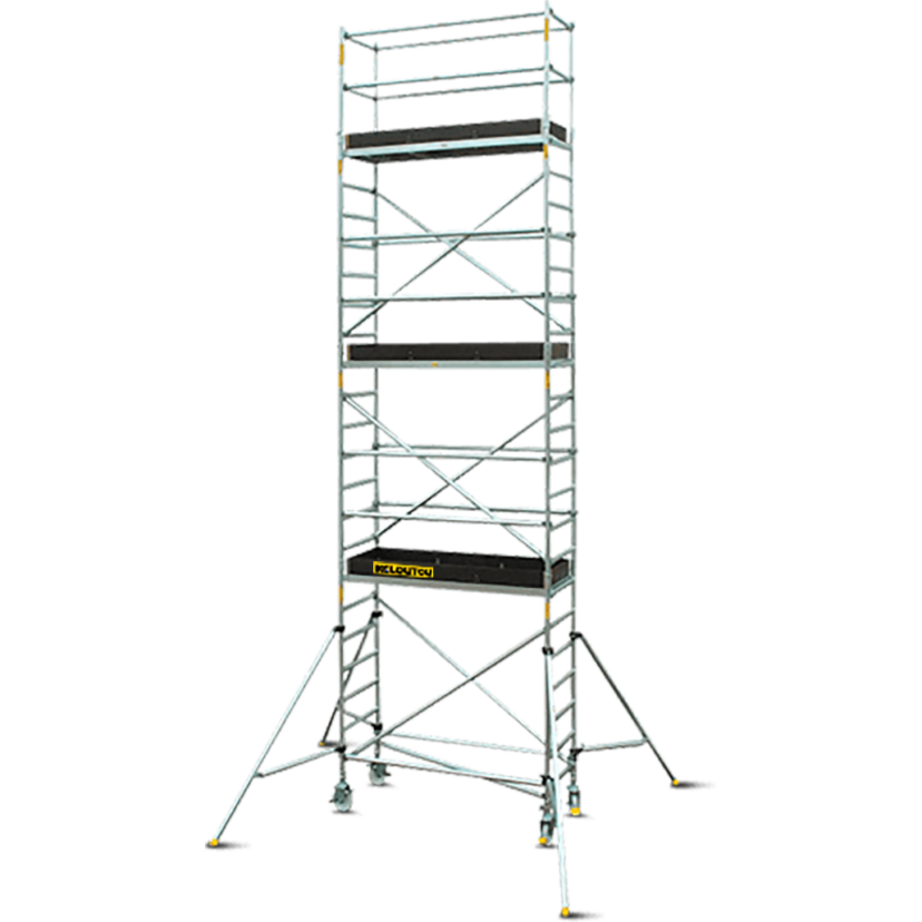 Rusztowanie aluminiowe jezdne – 10,30 m – 2,00 × 0,65 m
