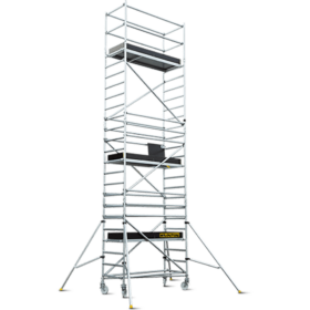 Rusztowanie aluminiowe jezdne – 6,11 m – 2,00 × 1,35 m
