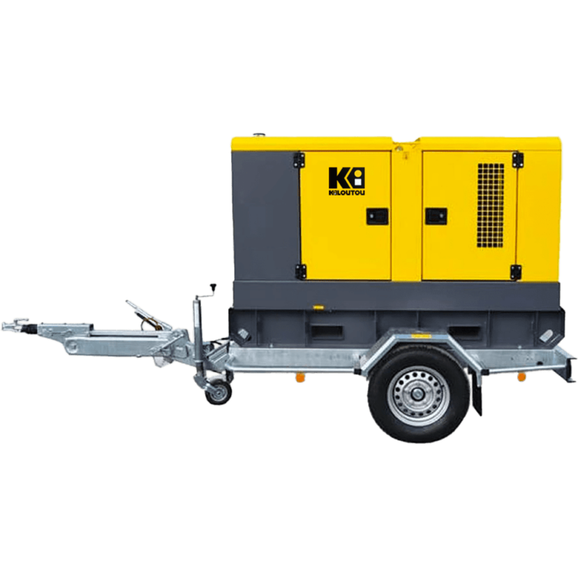 Agregat prądotwórczy na przyczepie wyciszony – Diesel – 60,0 kVA – 230 / 400 V
