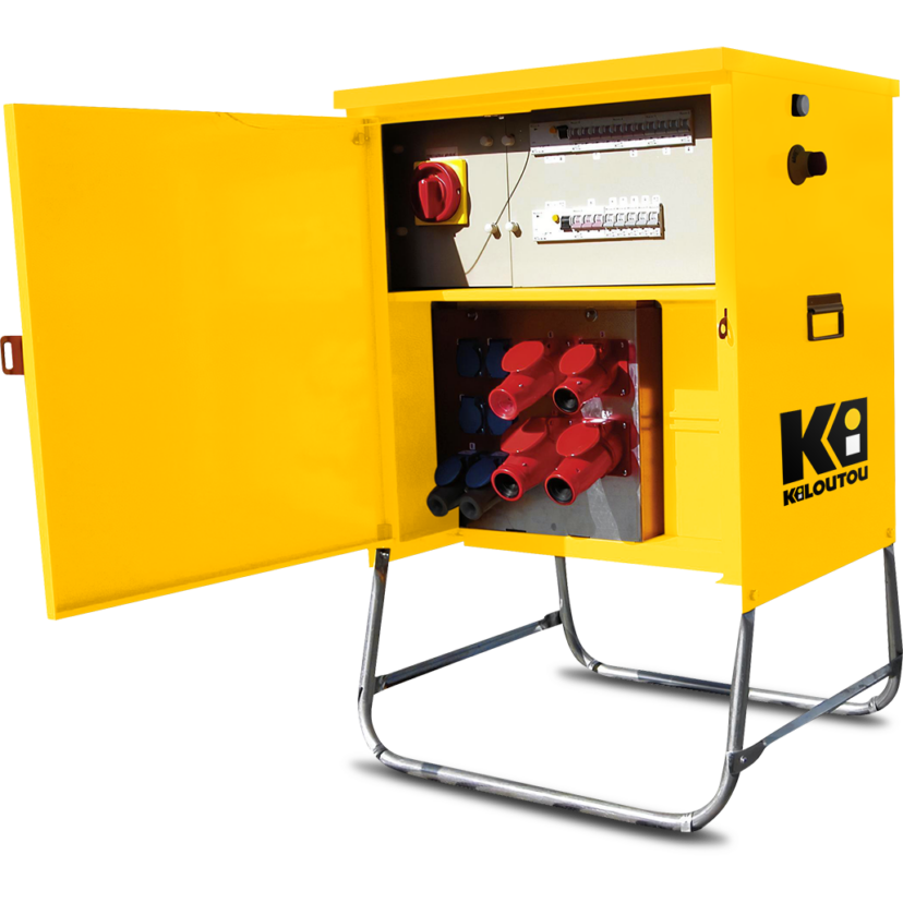 Rozdzielnia elektryczna trójfazowa – 18 gniazd
