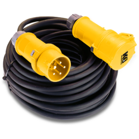 Przedłużacz elektryczny trójfazowy – 20 m  – 1 gniazdo – 32 A
