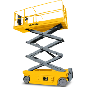 Podnośnik nożycowy elektryczny – 8,20 m – 2 osob.