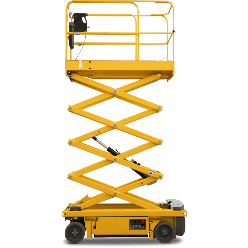 Podnośnik nożycowy elektryczny – 6,35 m – 2 osob.