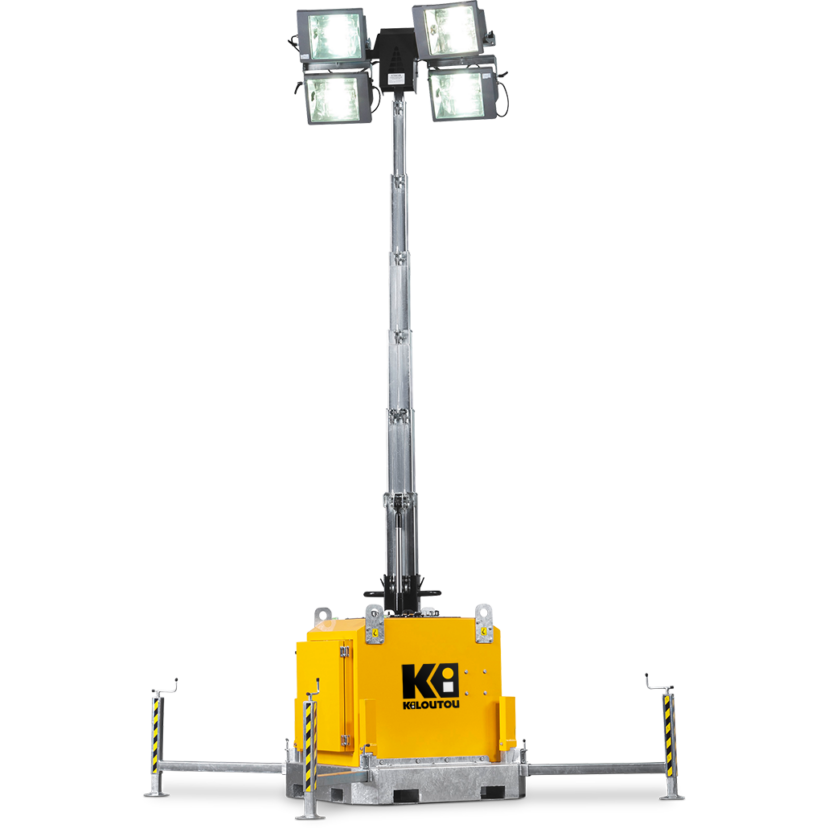 Maszt oświetleniowy LED – 0,64 kW – 3000 m²