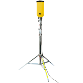 Maszt oświetleniowy LED – 0,64 kW – 2400 m²