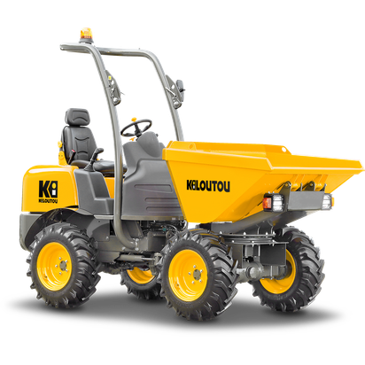 Dumper térmico descarga giratoria sobre ruedas – CU 1500 kg
