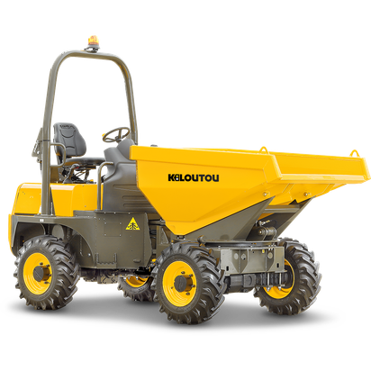 Dumper térmico descarga giratoria sobre ruedas – CU 2000 kg