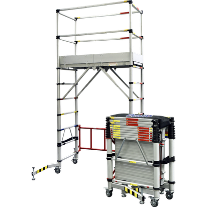 Drabina z podestem teleskopowa – 4,00 m