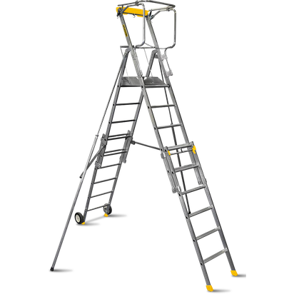 Drabina z podestem rozstawna – 4,30 m