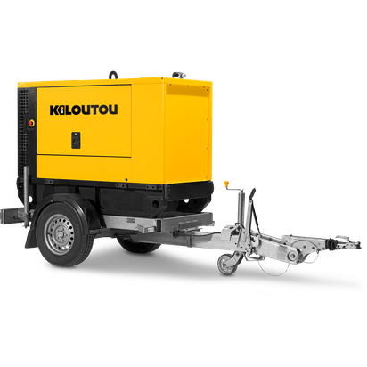 Agregat prądotwórczy na przyczepie wyciszony – Diesel – 40,0 kVA – 230 / 400 V – Stage V