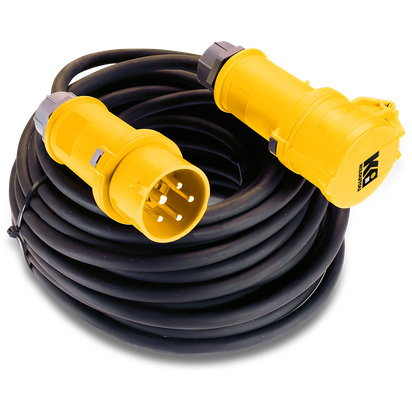 Przedłużacz elektryczny trójfazowy – 20 m  – 1 gniazdo – 32 A