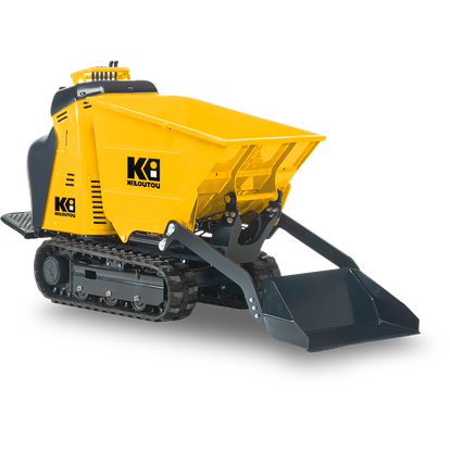 Mini-dumper térmico descarga frontal sobre orugas – CU 700 kg