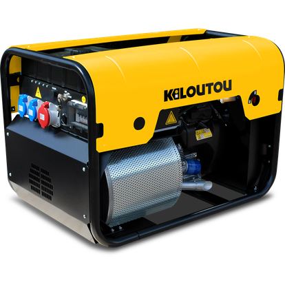 Generador eléctrico portátil con regulación mecánica con ruedas – 10 kVA – 230 / 400 V