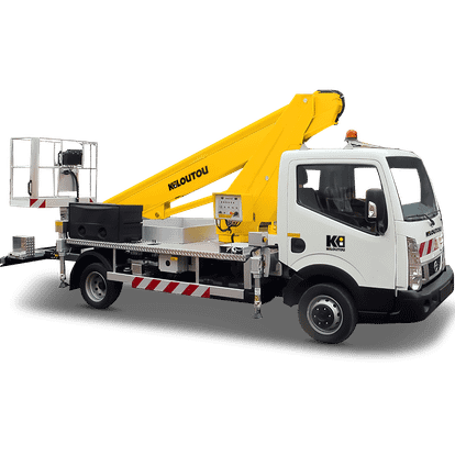 LKW-Teleskop Arbeitsbühne – 3,50 t – 24,50 m – Korbarm