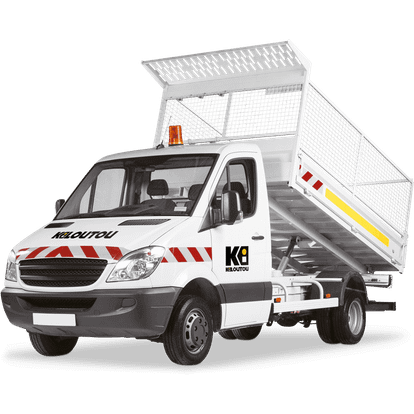 Autocarro con cassone ribaltabile trilaterale singola cabina – 3,5 t