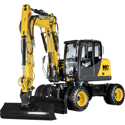 Escavatore termico gommato a braccio monolitico – 11,00 t