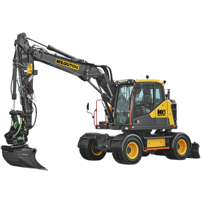 Escavatore termico gommato a braccio monolitico – 13,00 t