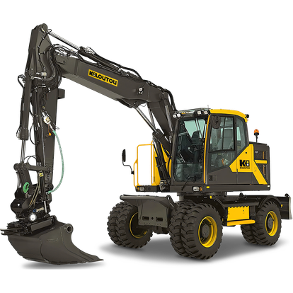 Escavatore termico gommato a braccio monolitico – 14,70 t