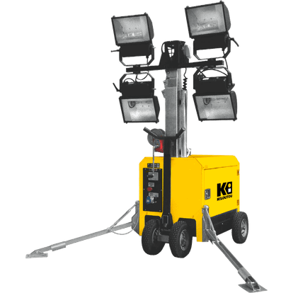 Torre faro ad alogenuri metallici – 4 x 400 W – 1600 m²