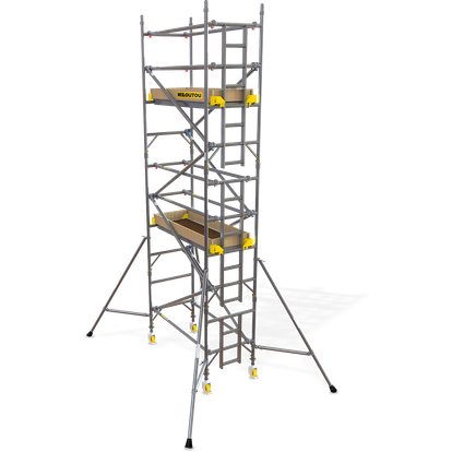 Trabattello avvolgibile in alluminio – 8,00 m – 2,40 x 0,60 m