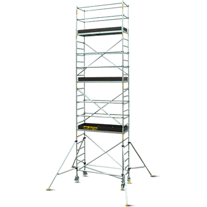 Rusztowanie aluminiowe jezdne – 10,30 m – 2,00 × 0,65 m