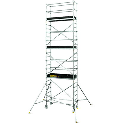 Rusztowanie aluminiowe jezdne – 8,07 m – 2,00 × 0,65 m