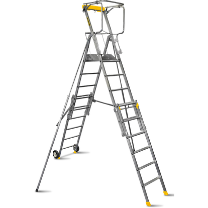 Drabina z podestem rozstawna – 4,30 m