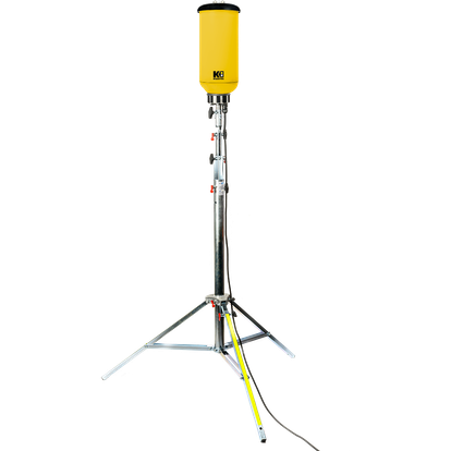 Maszt oświetleniowy LED – 0,64 kW – 2400 m²